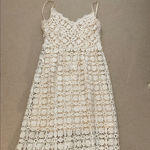 White Summer Beach Dress - Picture 1 of 3